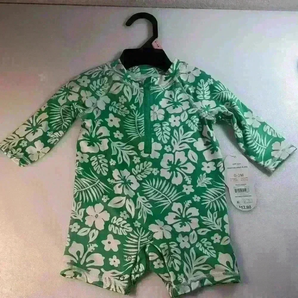 Wonder nation girls rash guard swimwear 0-3M - Picture 4 of 9